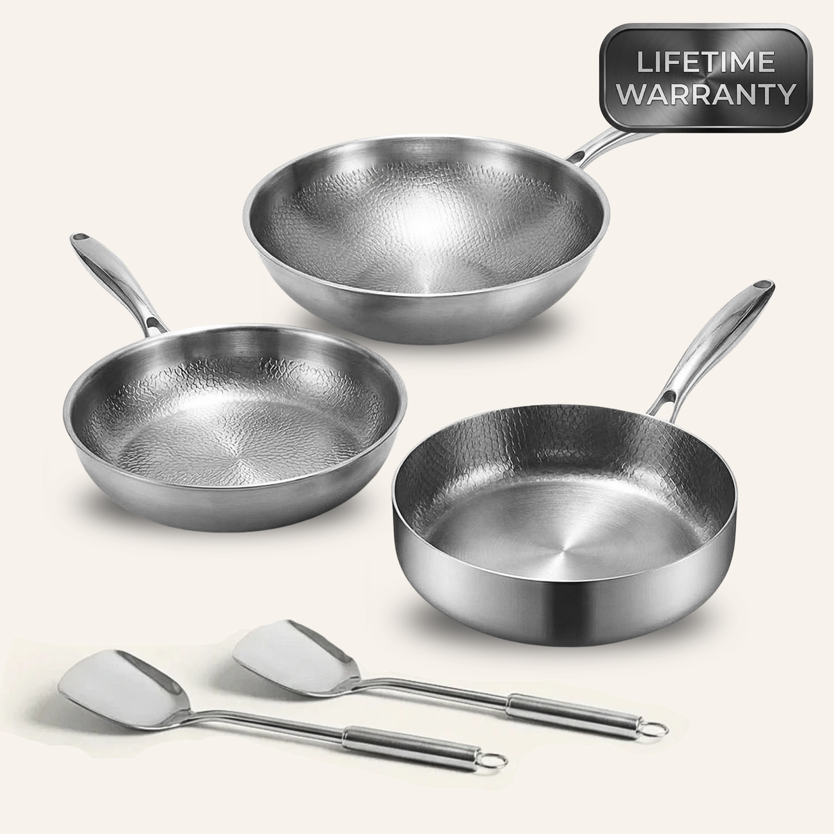 Pierre Titanium Cookware Set Pro