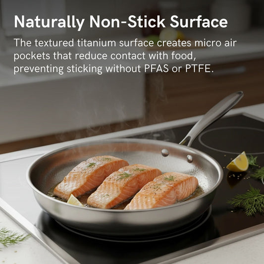 Pierre Titanium Sauté Pan Two Handles